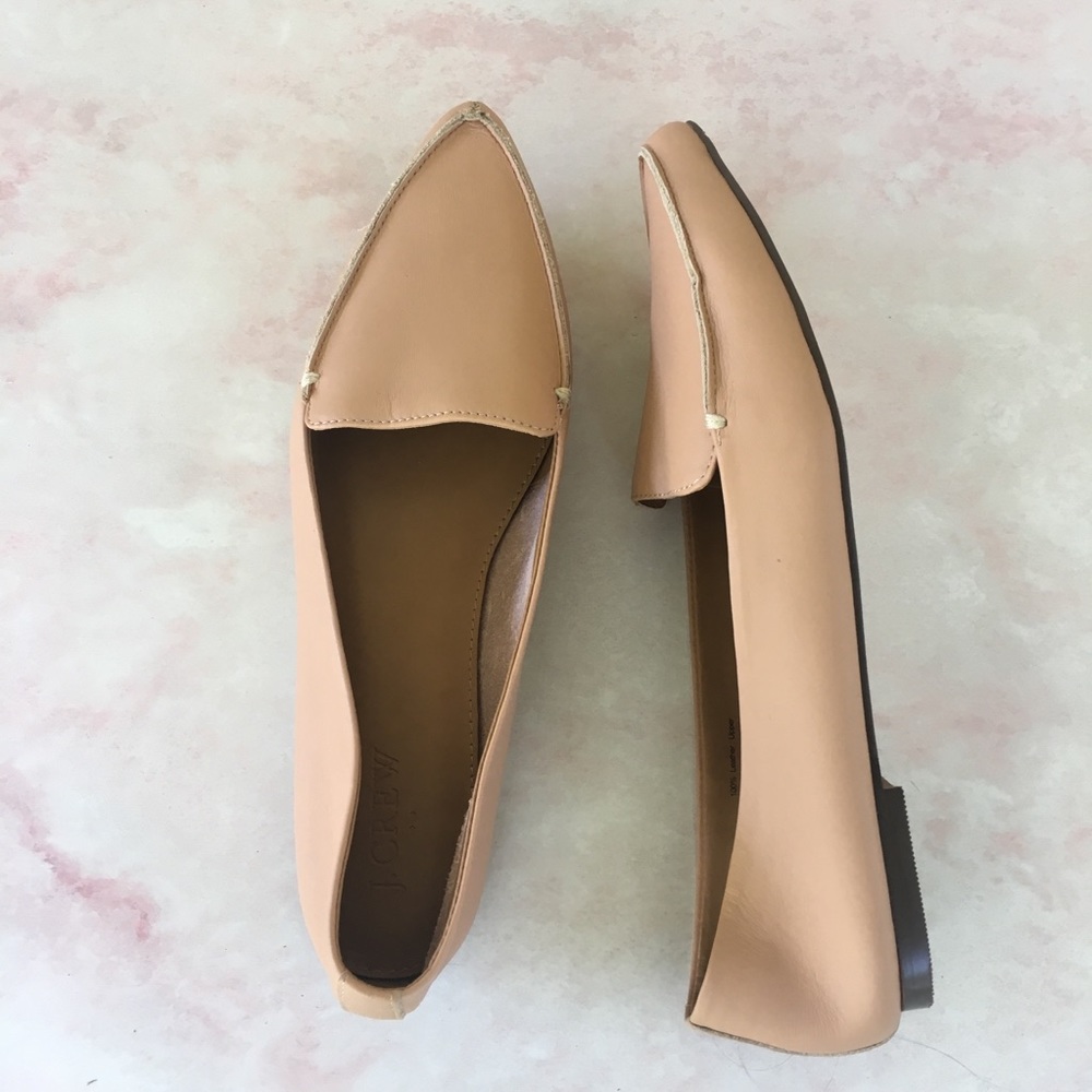 J. Crew Factory Edie Loafers Warm Beige 8